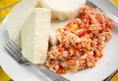 Yam & Egg Sauce