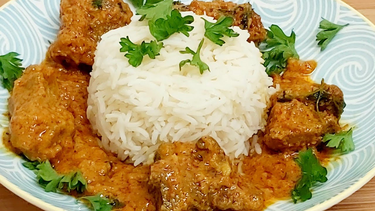 Goat Curry with White Rice