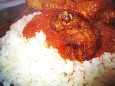 White Rice & Stew